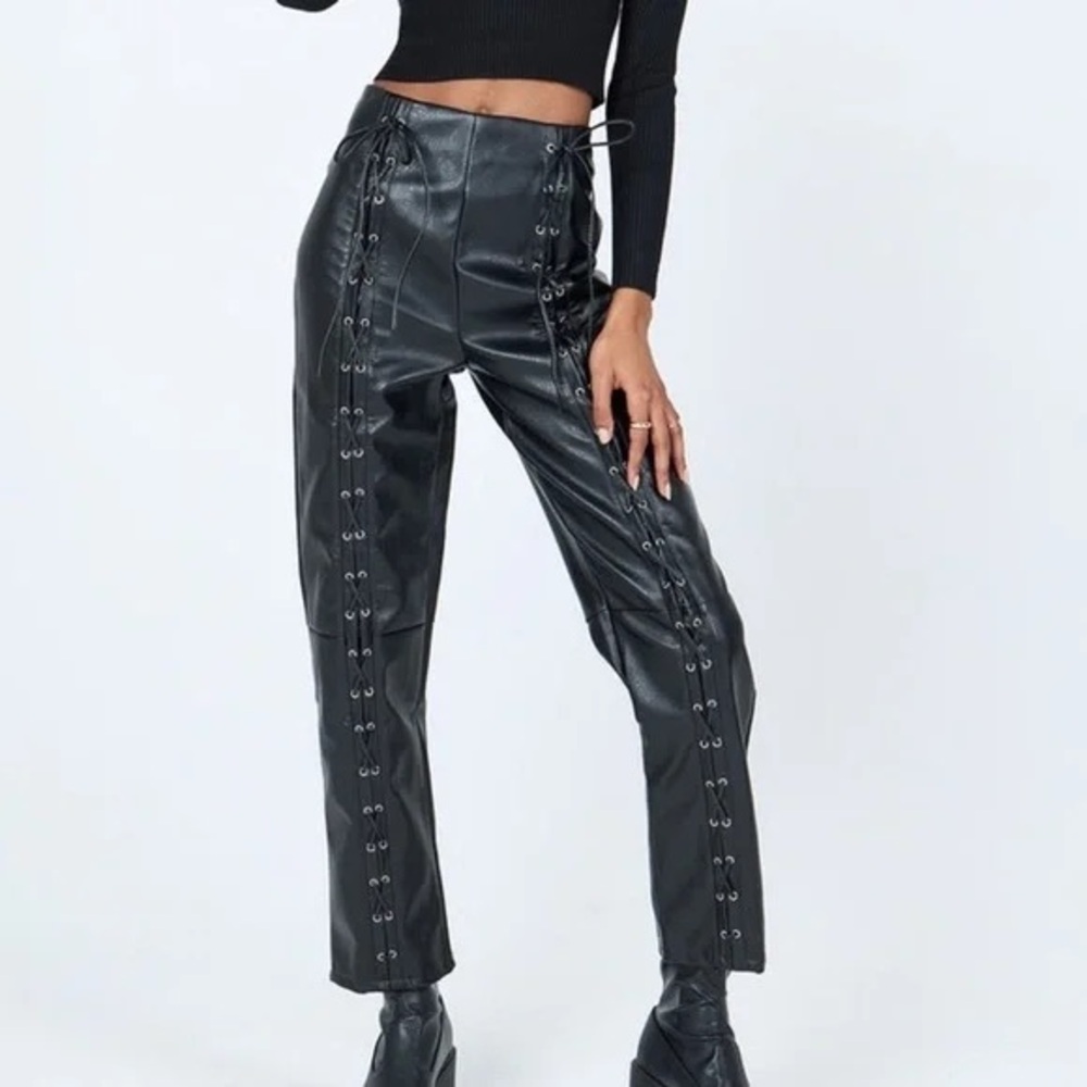 Princess Polly Kola PU leather pants